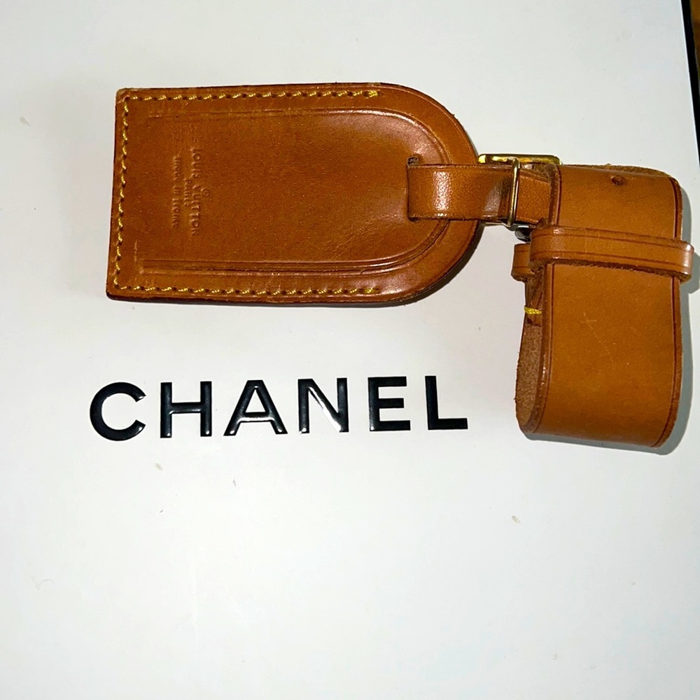 Authentic Louis Vuitton Luggage Tag, Belt & Strap: 3 pcs